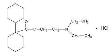 dicyclomine hydrochloride chemcial structure