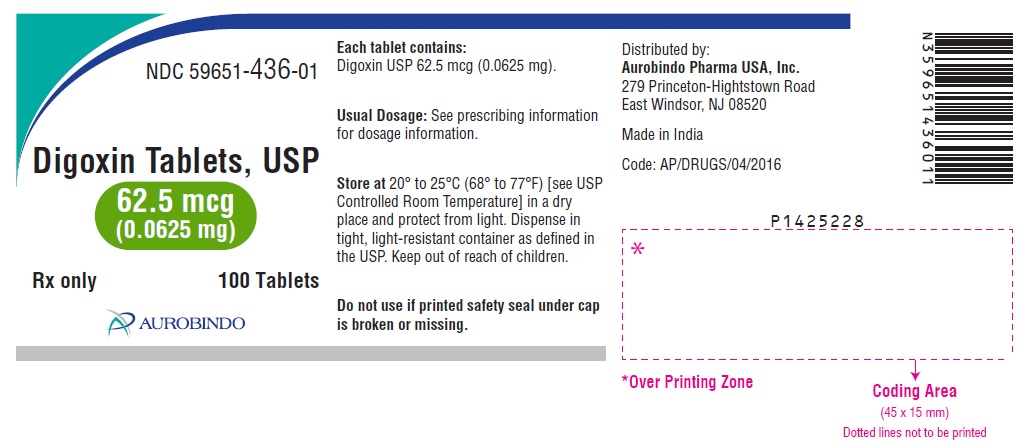 PACKAGE LABEL-PRINCIPAL DISPLAY PANEL - 62.5 mCg (0.0625 mg) (100 Tablet Bottle)