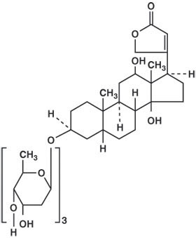 structural formula digoxin