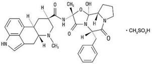 Dihydroergotamine Mesylate Structural Formula