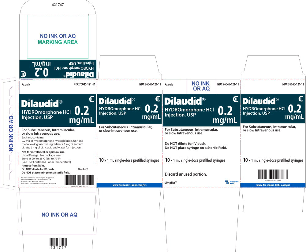 PACKAGE LABEL - PRINCIPAL DISPLAY - Dilaudid 1mL Single-Dose Carton Panel
