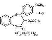 diltiazem hydrochloride structural formula