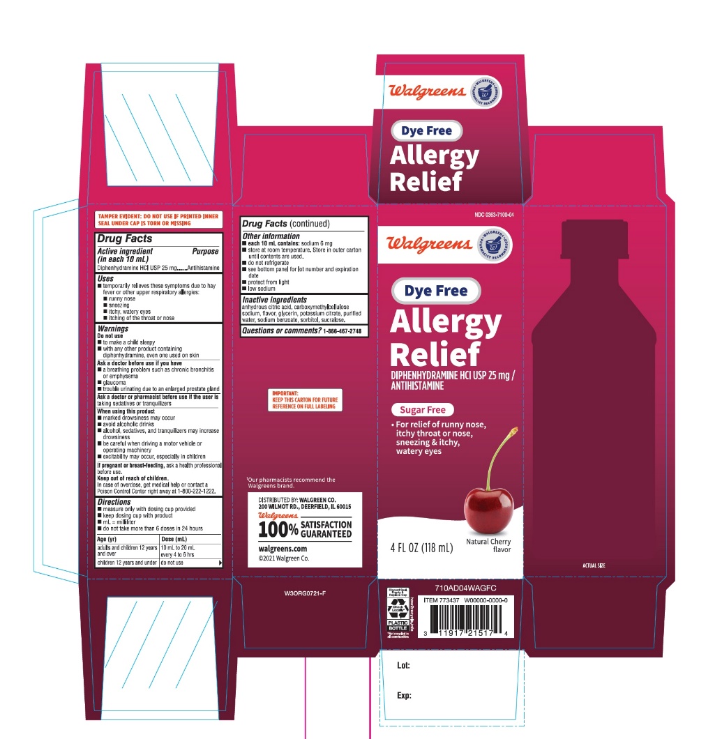 Dye-Free Adult's Allergy Relief Diphenydramine HCl