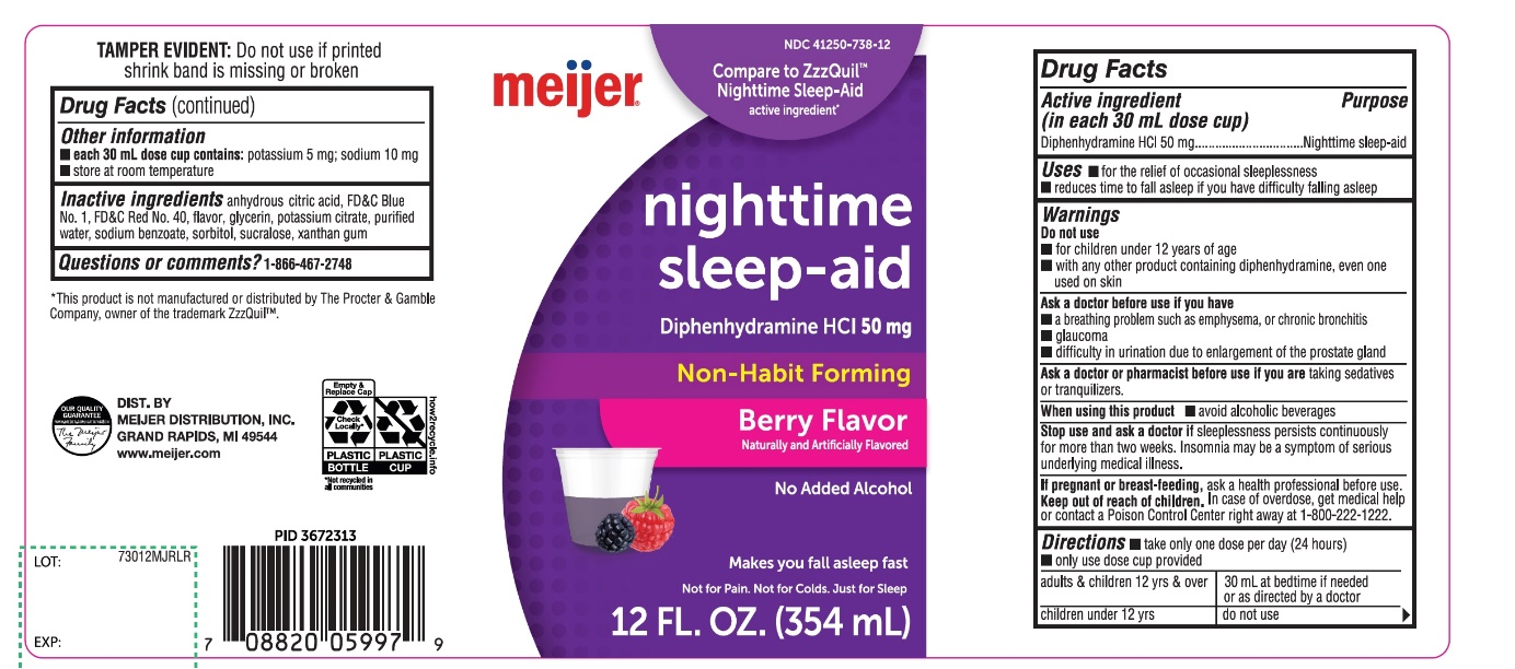 meijer nighttime sleep-aid diphenhydramine HCl 50 mg
