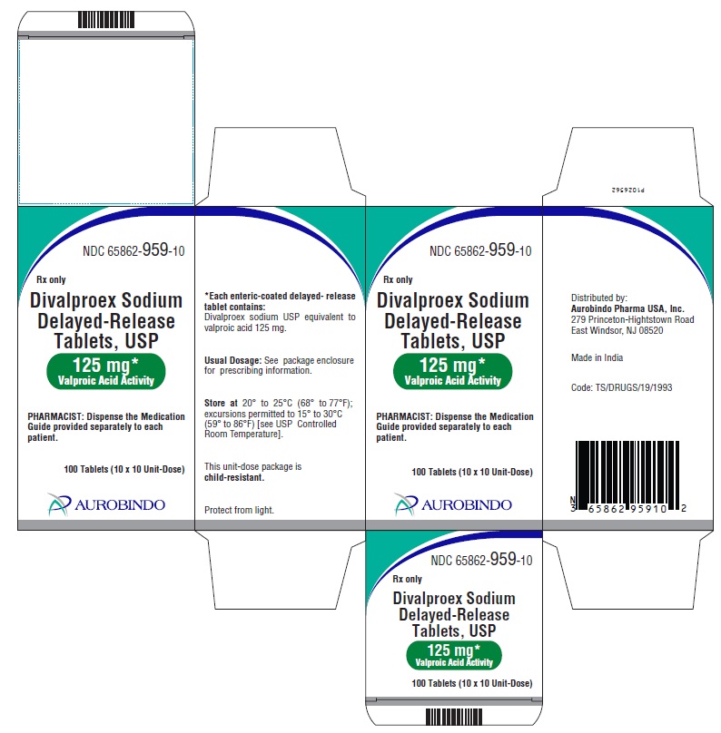 PACKAGE LABEL-PRINCIPAL DISPLAY PANEL - 125 mg Blister Carton (10 x 10 Unit-Dose)