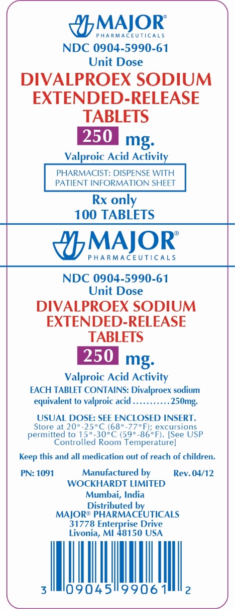 DIVALPROEX SODIUM EXTENDED-RELEASE TABLETS 250MG