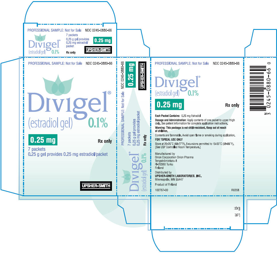 PRINCIPAL DISPLAY PANEL - 0.25 mg Packet Carton