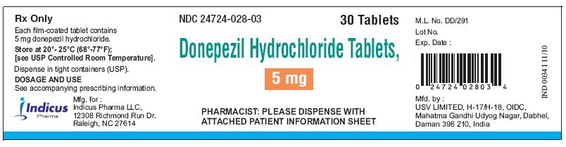 Donepezil Hydrochloride Tablets