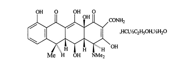 Doxycycline Hyclate structural formula