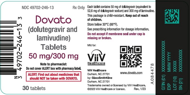 Dovato Tablet 30 count blisterpack carton