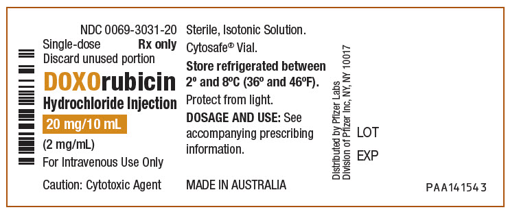 PRINCIPAL DISPLAY PANEL - 20 mg/10 mL Vial Label