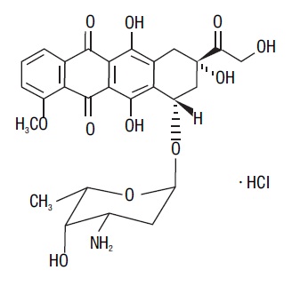 doxorubicin-structure