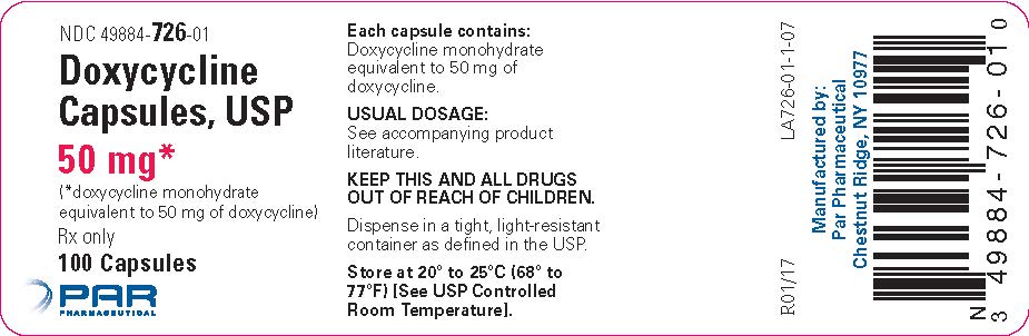 Doxycycline Capsules, USP 50 mg