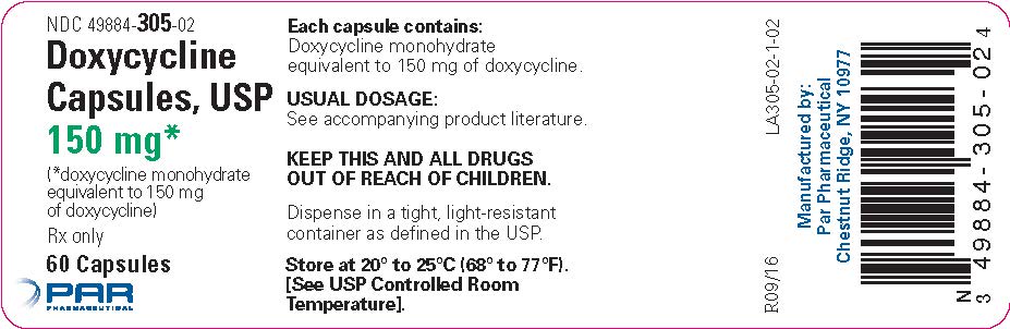 Doxycycline Capsules, USP 150 mg