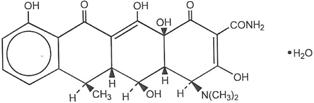 Doxycycline Hyclate structural formula