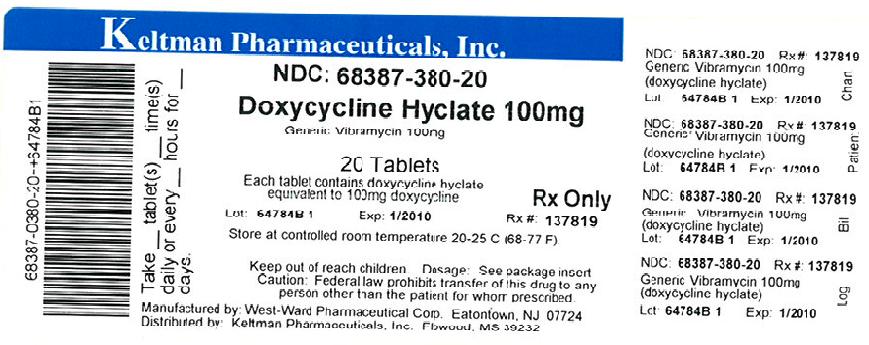 Doxycycline Hyclate Tablets 100 mgTablets
