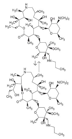 Figure 1. Tulathromycin structures