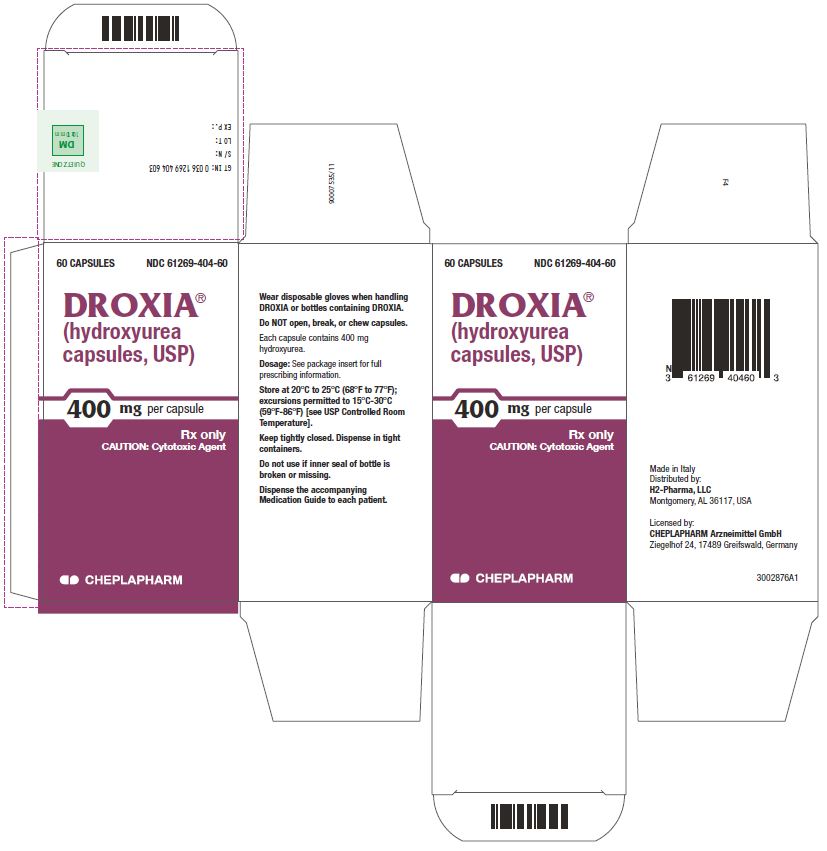 Droxia 400 mg Carton Label