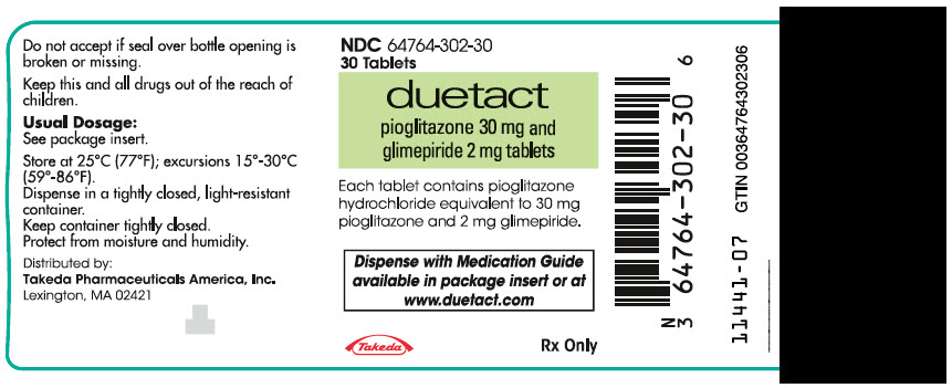 PRINCIPAL DISPLAY PANEL - 30 mg/2 mg Tablet Bottle Label