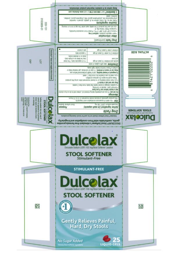 Dulcolax
Stool Softener 
25 Liquid Gels
