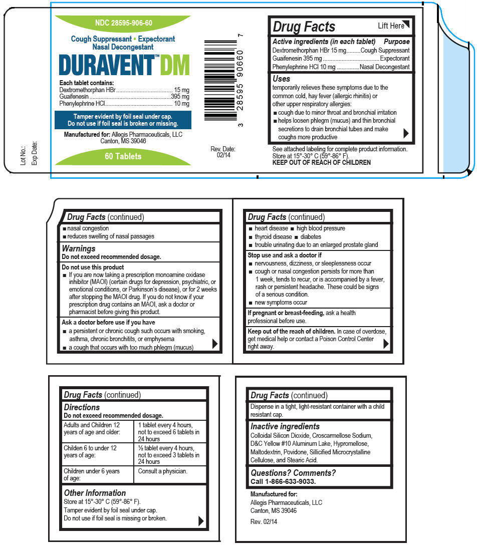 Duravent Dm | Dextromethorphan Hydrobromide, Guaifenesin, And Phenylephrine Hydrochloride Tablet while Breastfeeding