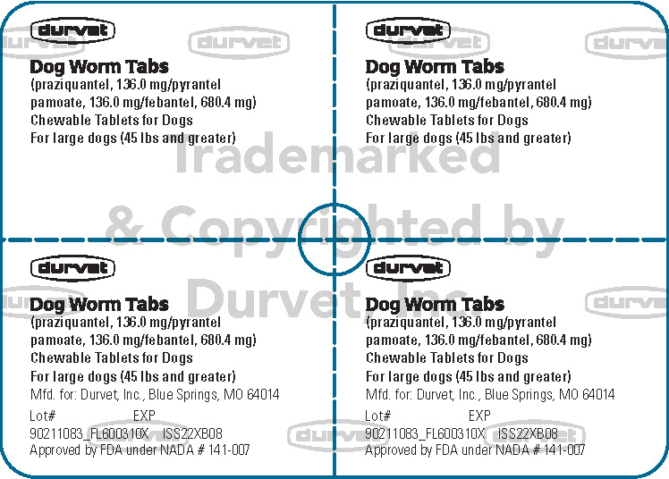 Principal Display Panel - Blister Pack Large Dogs