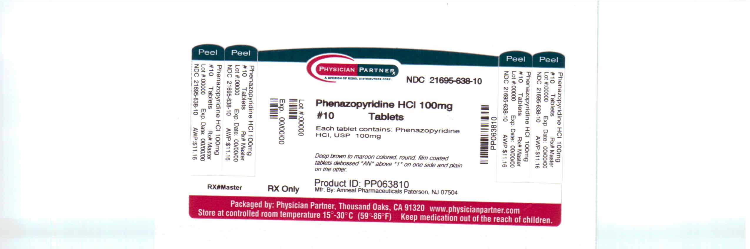 Phenazopyridine HCl 100mg