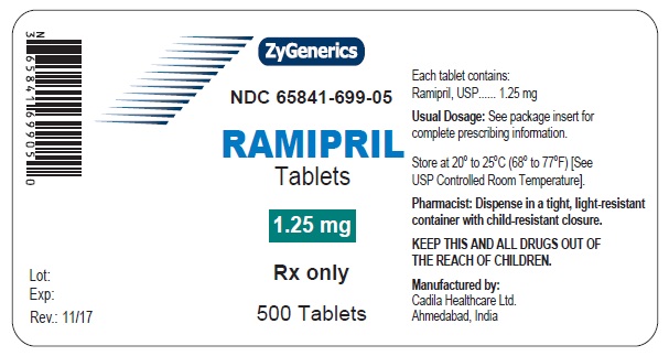 Ramipril Tablets, 1.25 mg