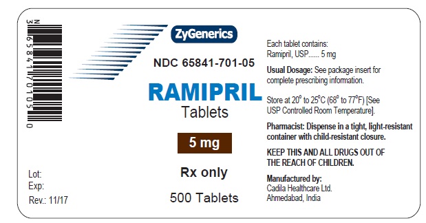 Ramipril Tablets, 5 mg