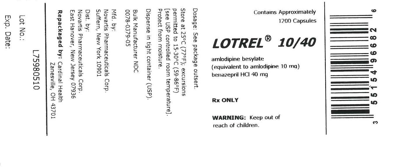 Lotrel 10/40 mg label