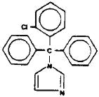 Structural Formula of Clotrimazole