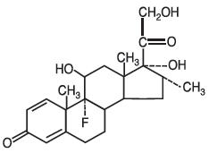 Dexamethasone chemical structure
