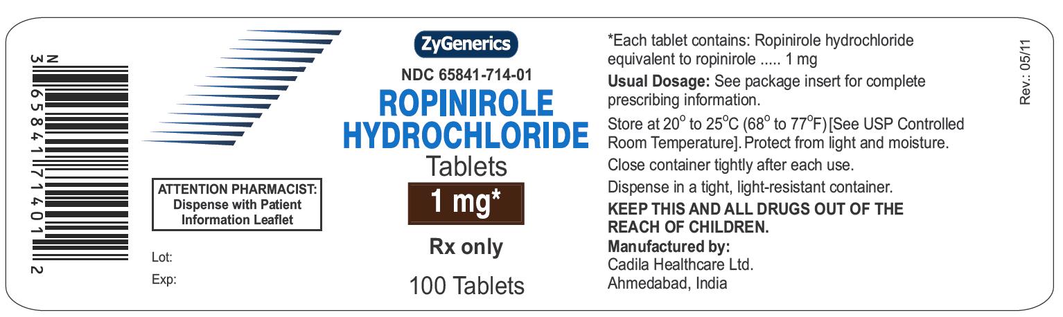ropinirole hcl tablets, 1 mg