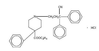Diphenoxylate Hydrochloride Structural Formula
