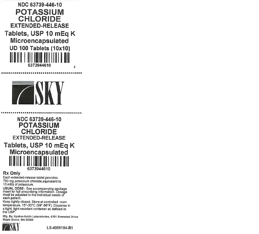 Potassium 10mEq UD100 Label