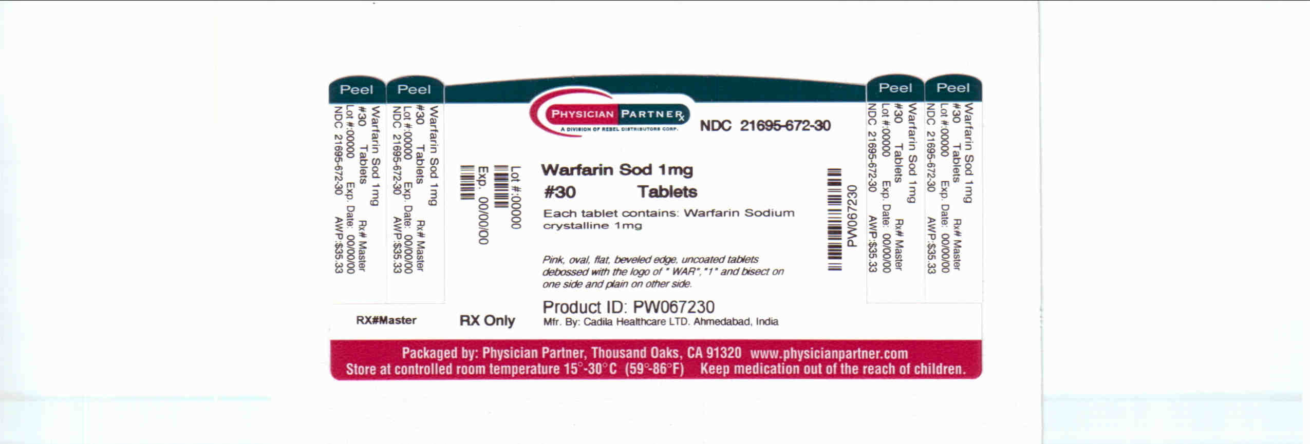 Warfarin Sod 1mg