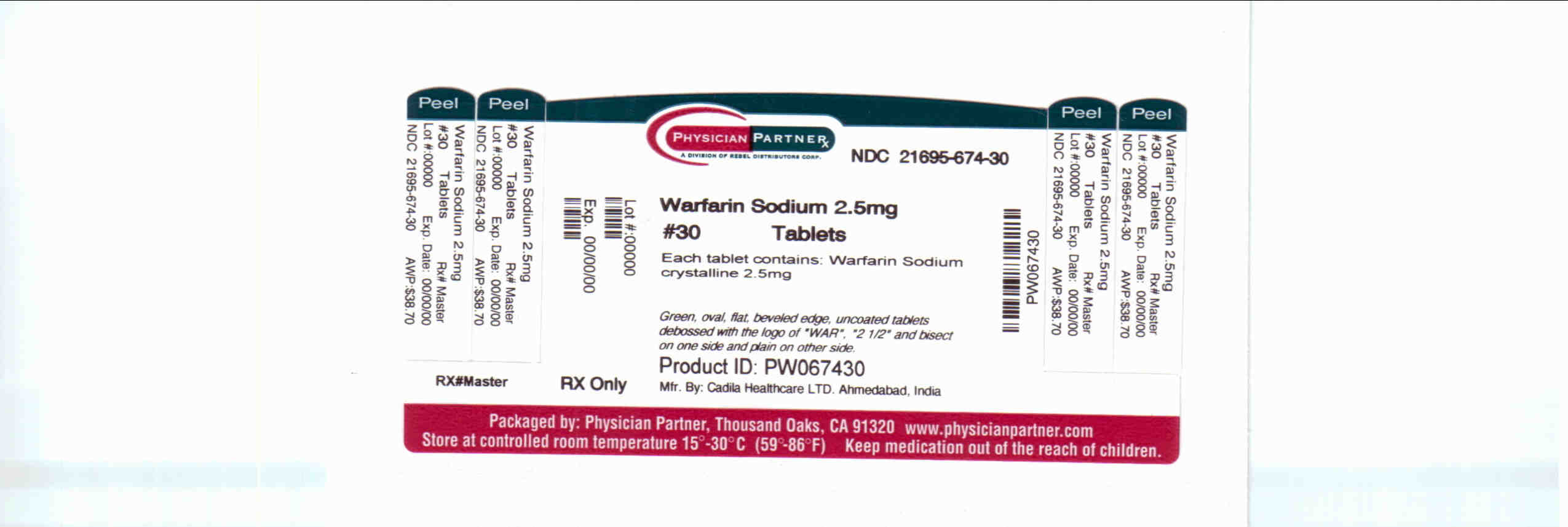 Warfarin Sodium 2.5mg