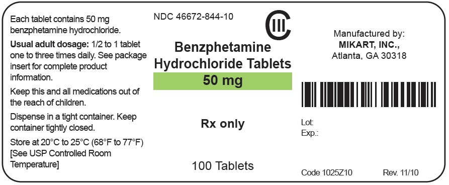 50mg container label
