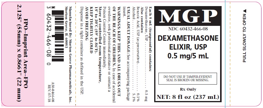 Dexamethasone Elixir Label
