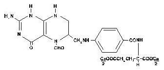 leucovorin calcium structural formula