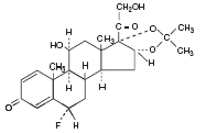 Flunisolide (Structural formula)