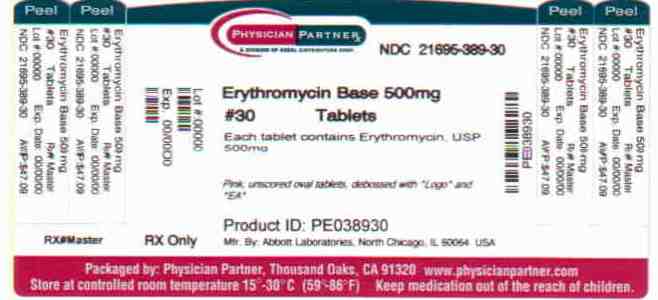 Erythromycin Base 500mg