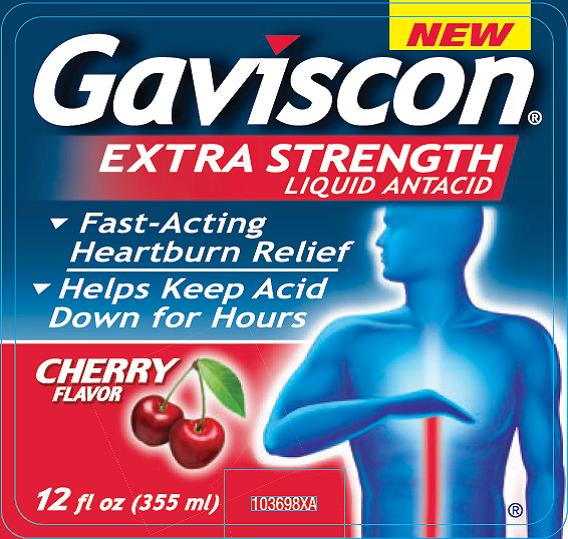 Gavison Extra Strength Cherry 12 fl oz (355mL) label
