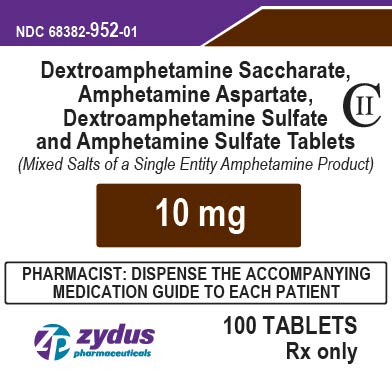 10 mg 100 Count Bottle Label