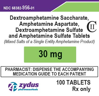 30 mg 100 Count Bottle Label