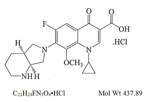 Moxifloxacin Structural Formula