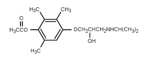 metipranolol (structural formula)