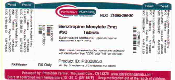 Benztropine Mesylate 2mg