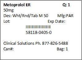 Metoprolol Succinate 50mg Packet