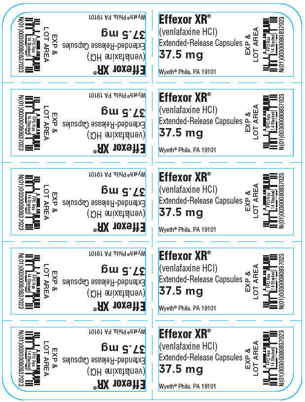 Principal Display Panel - 37.5 mg Capsule Blister Pack
